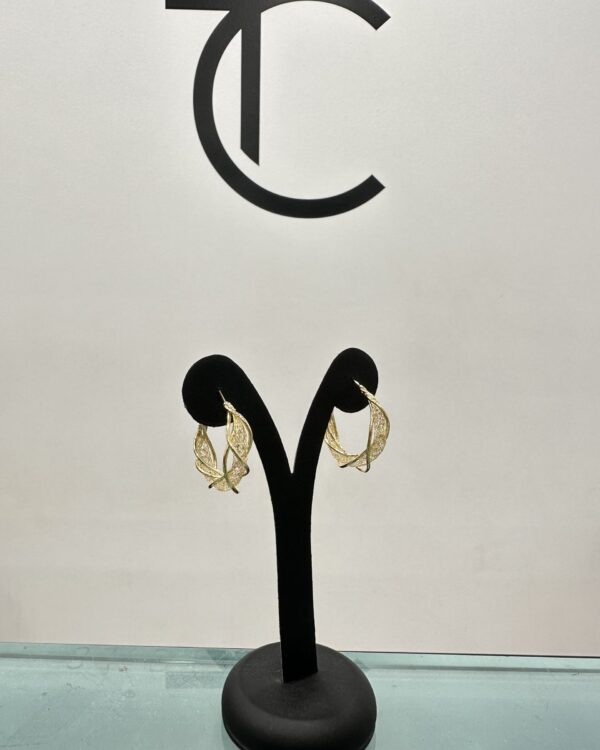 Σκουλαρίκια κρίκοι μικροί σε χρυσό