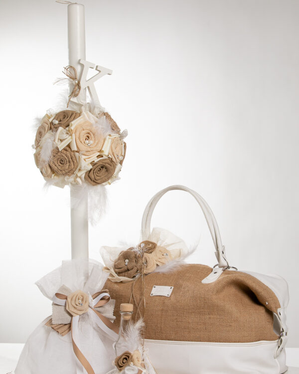 Ολοκληρωμένο πακέτο βάπτισης με θέμα ανθοδέσμη