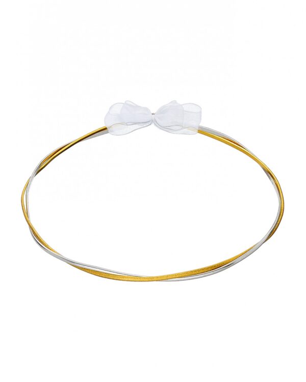 Στέφανα γάμου με διπλή στριφτή βέργα