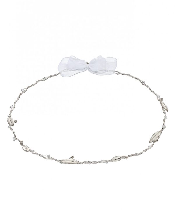 Στέφανα γάμου με διπλή στριφτή σφυρήλατη βέργα και φτερά