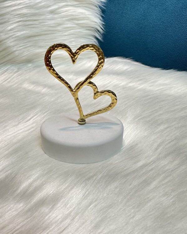 Μπομπονιέρα καρδιές σε βότσαλο