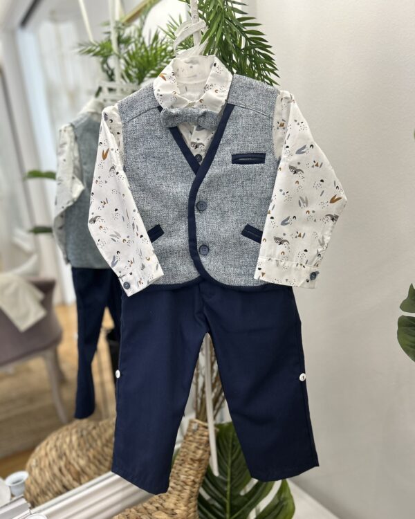 Βαπτιστικό κουστούμι σε μπλε αποχρώσεις