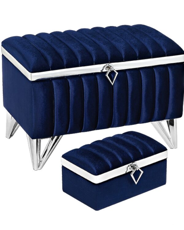 Σετ βάπτισης για αγόρια με βελούδινο μπαούλο