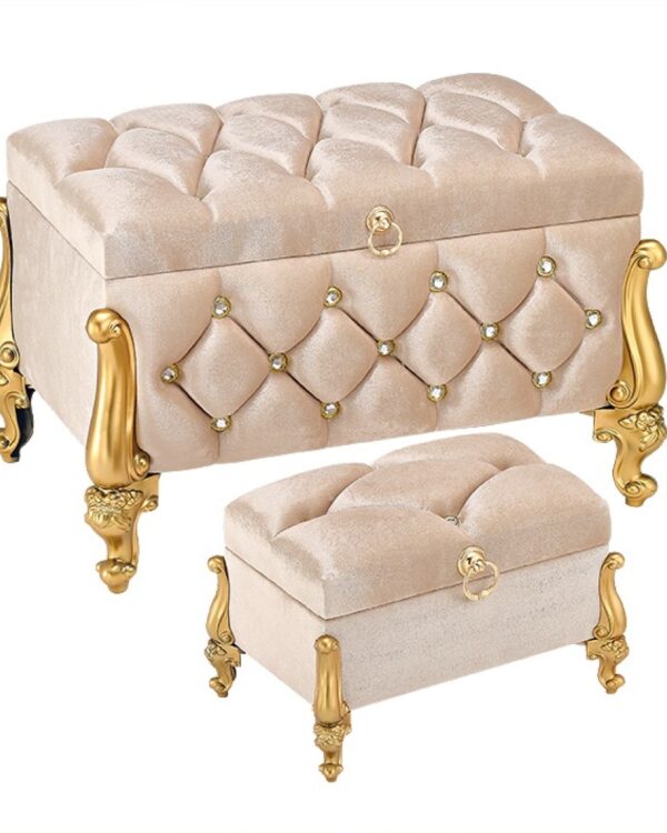 Σετ βάπτισης με βελούδινο μπαούλο