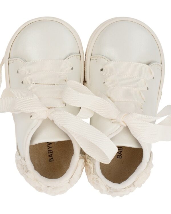 Βαπτιστικό παπούτσι Sneakers από δέρμα περλέ