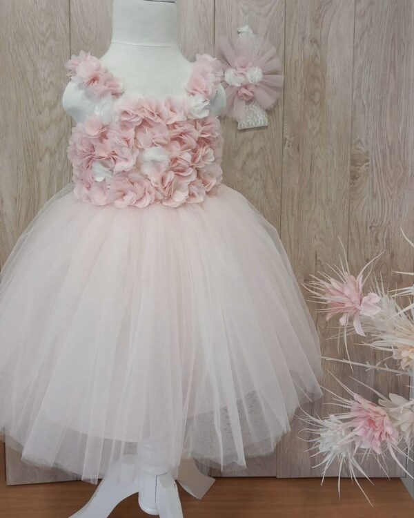 Βαπτιστικό φόρεμα από τούλι