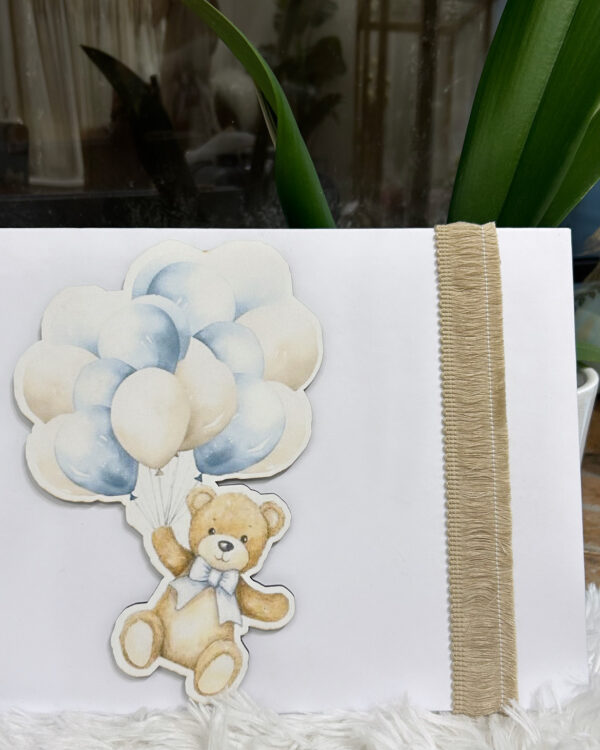 Βιβλίο ευχών με θέμα Αρκουδάκι