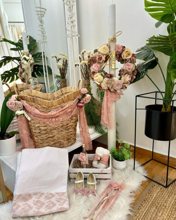 Ολοκληρωμένο πακέτο βάπτισης Λουλούδια