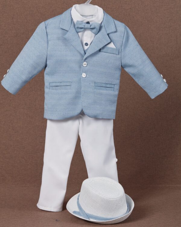 Βαπτιστικό κουστούμι με σακάκι