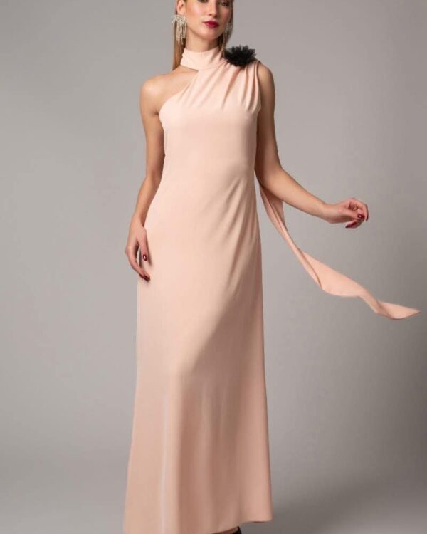 Maxi φόρεμα με ένα ώμο