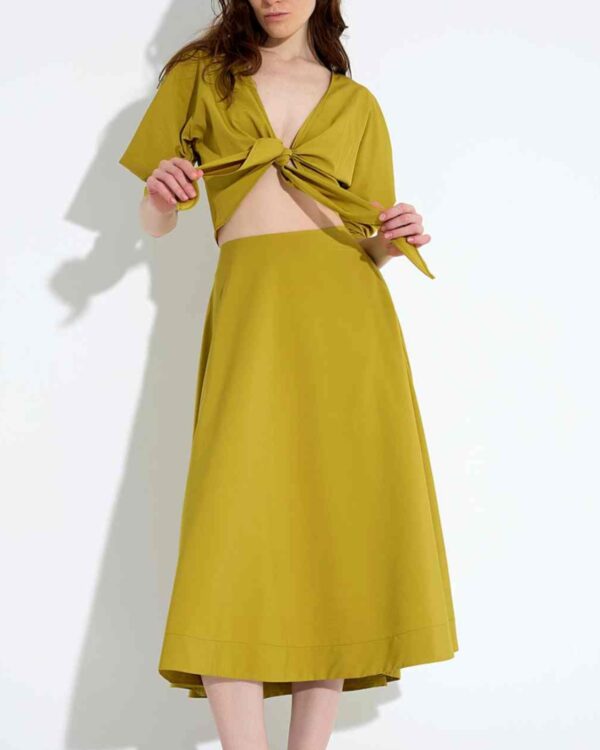 Σετ φούστα με μπλουζάκι κρουαζέ