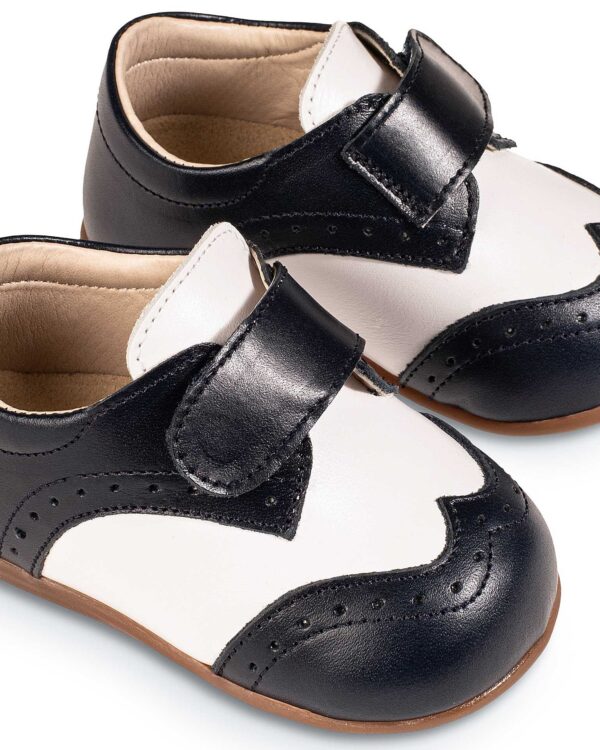 Βαπτιστικά παπούτσια δίχρωμα brogues