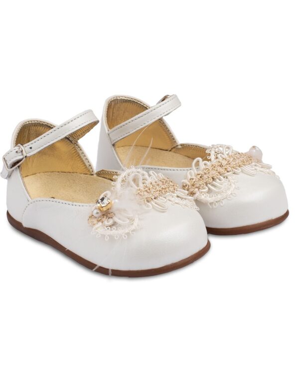 Βαπτιστικά παπούτσια Γαλλικό γοβάκι