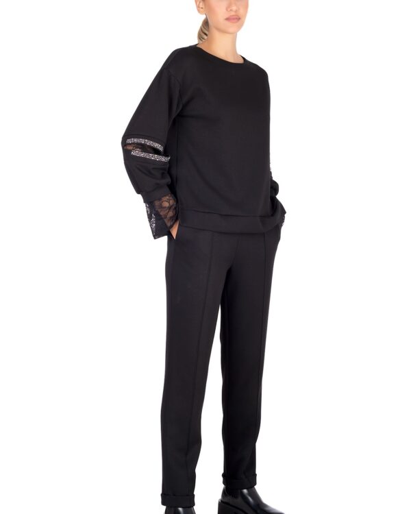 Γυναικείο pundo. παντελόνι με ρεβέρ