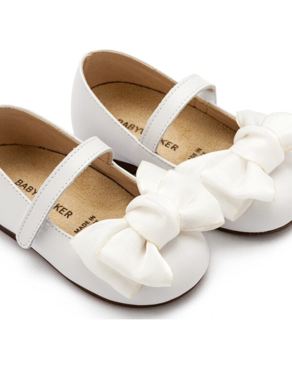 Βαπτιστικά παπούτσια Δερμάτινο γοβάκι μονή μπαρέτα "χρατς"