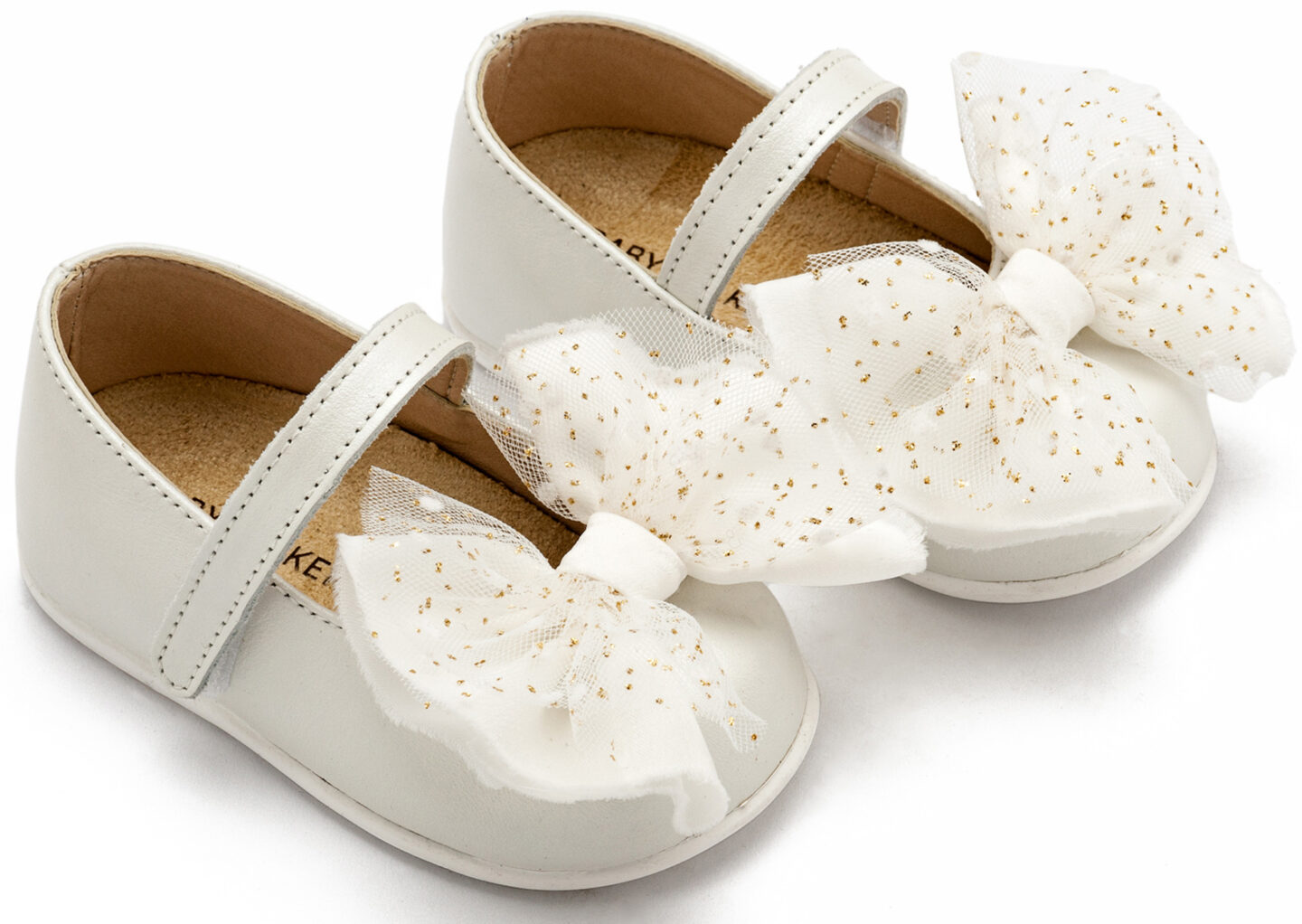 Βαπτιστικά παπούτσια Δερμάτινες μπαλαρίνες