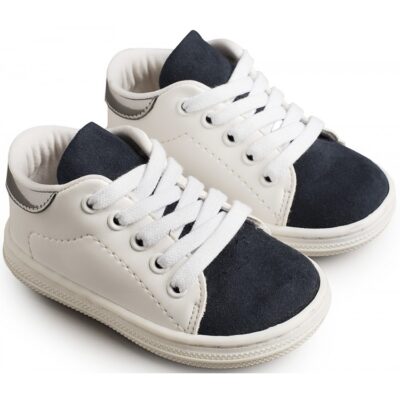 Βαπτιστικό παπούτσι: λευκό-μπλε sneakers