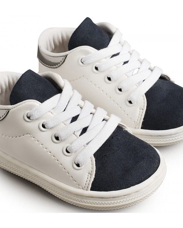 Βαπτιστικό παπούτσι Δετά δίχρωμα sneakers