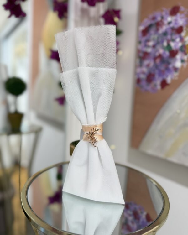 Μπομπονιέρα Γάμου Τούλι Ύφασμα