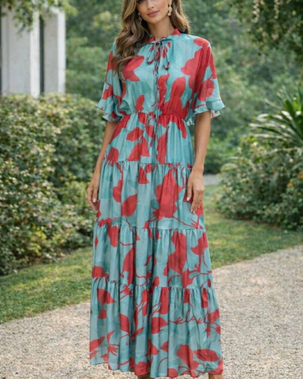 aerino-maxi-forema-me-entyposiako-floral-motivo-foremata-gynaikeia