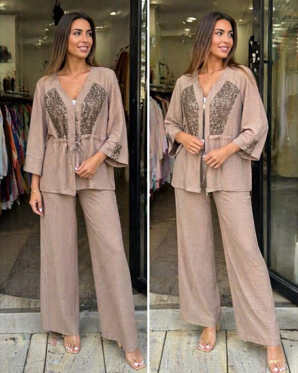 set-zaketa-apo-pagietes-high-waist-pantelona-miss-vanity